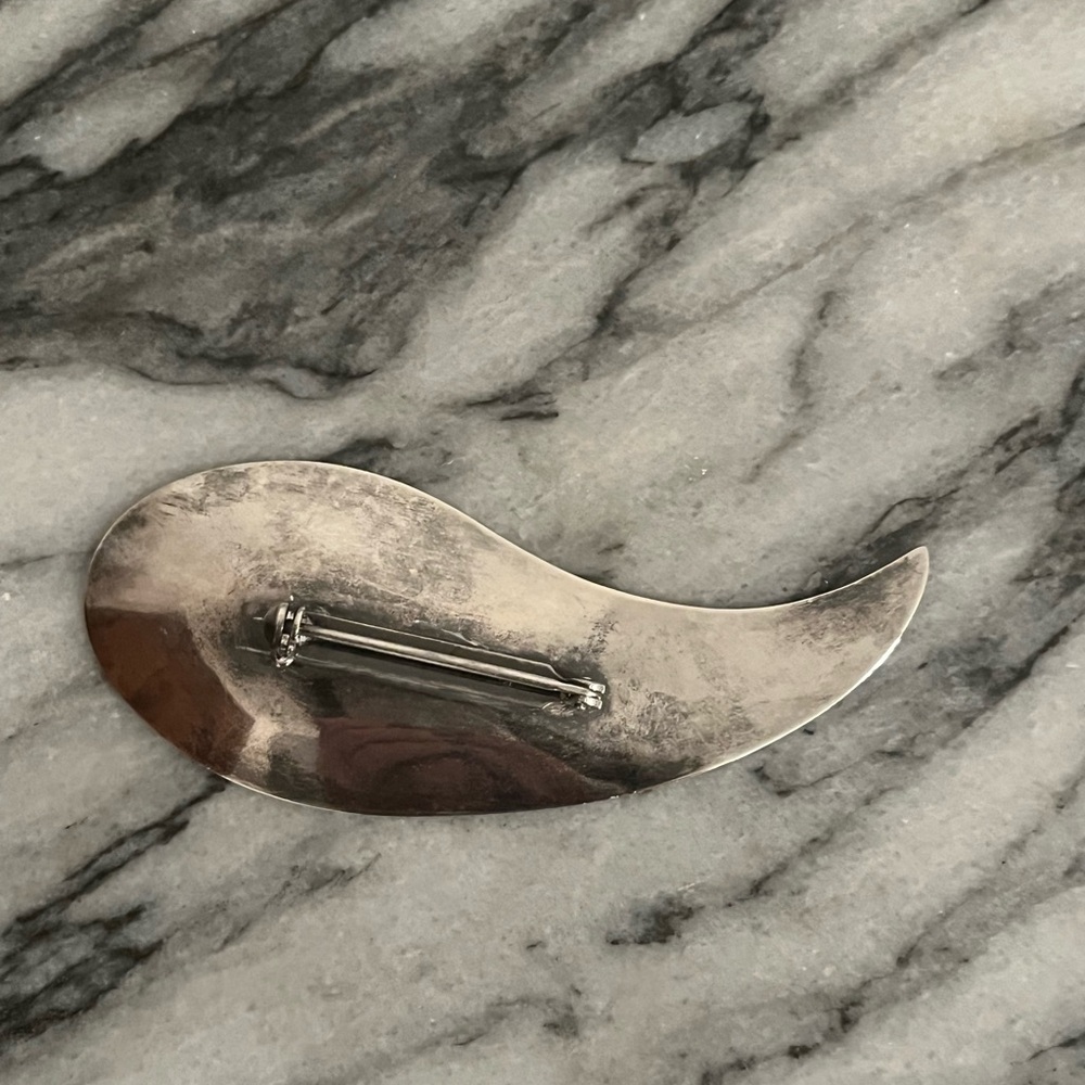 Large Artesian Vintage Silver Signed Kim Mod Scoo… - image 4